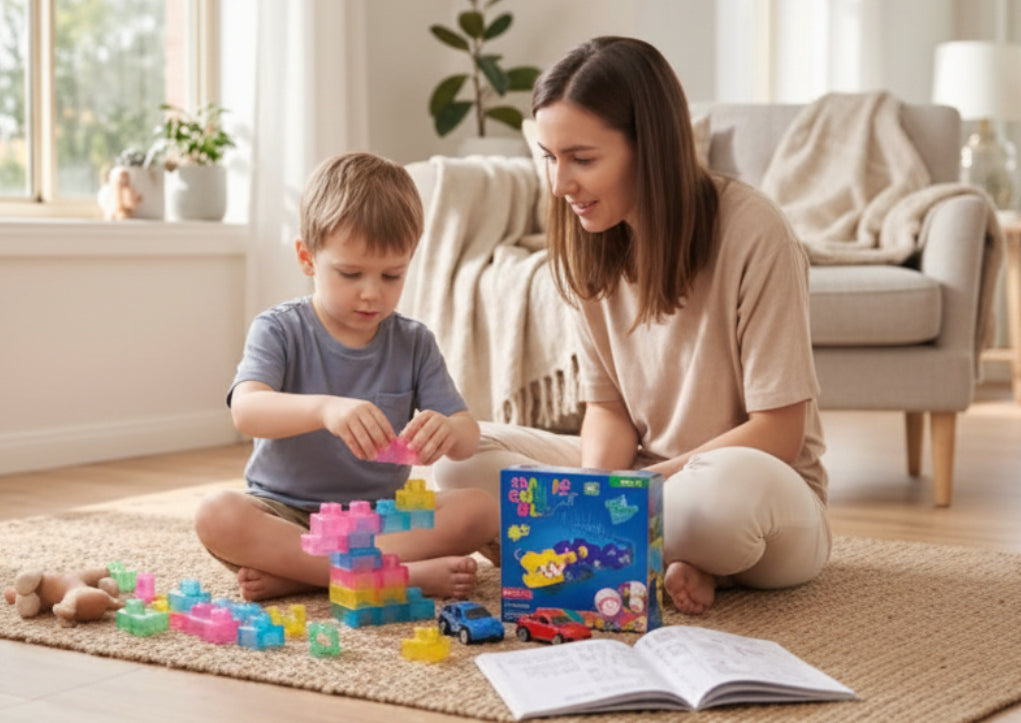 Magic Gummy Bloc Soft Building Block Sensory Squishy and Stretchable