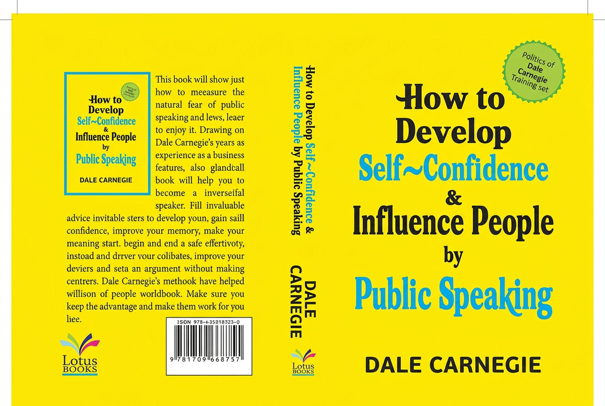 How To Develop Self Confidence & Influence People by Public Speaking by Dale Carnegie (Paperback)