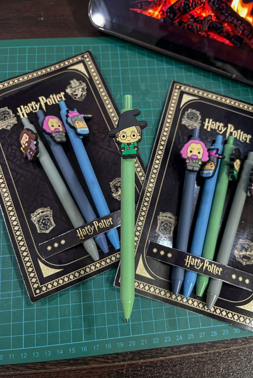 Cute magic boy character pens set of 4