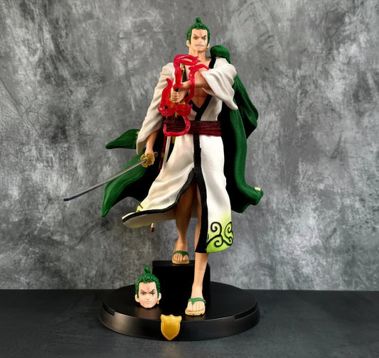 Zoro Walking One Piece Sword With Two Heads Action Figure 32cm
