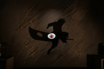 Kakashi Shadow Wall Lamp One Piece Anime 3D LED Illusion Night Light, USB Powered,Touch Control