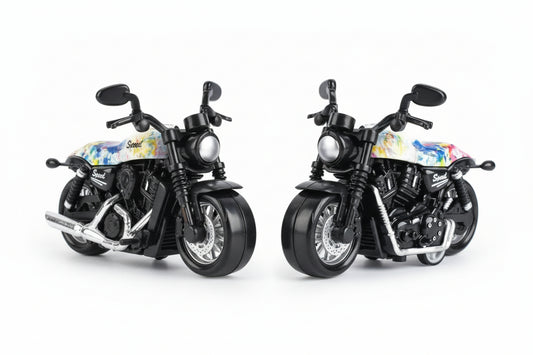 Jumbo Size Graffiti Art Bike Pullback Keyring Pack of 2