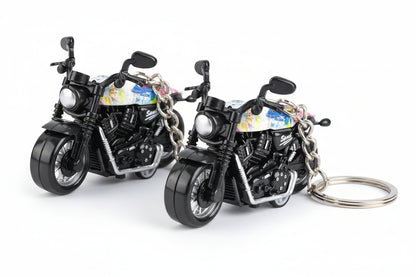 Jumbo Size Graffiti Art Bike Pullback Keyring Pack of 2