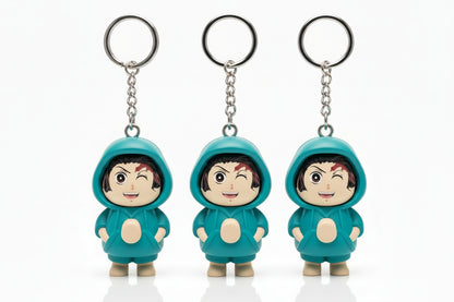 Tanjiro Face Changing Keychain Pack of 3 ( limited edition )