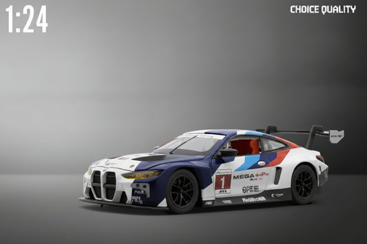 BMW M4 GT3 Motorsport #1 CCA 1:24 Scale Racing Car