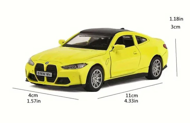 BMW M4 CCA Car G82 1:23 Die-Cast Luxury Car