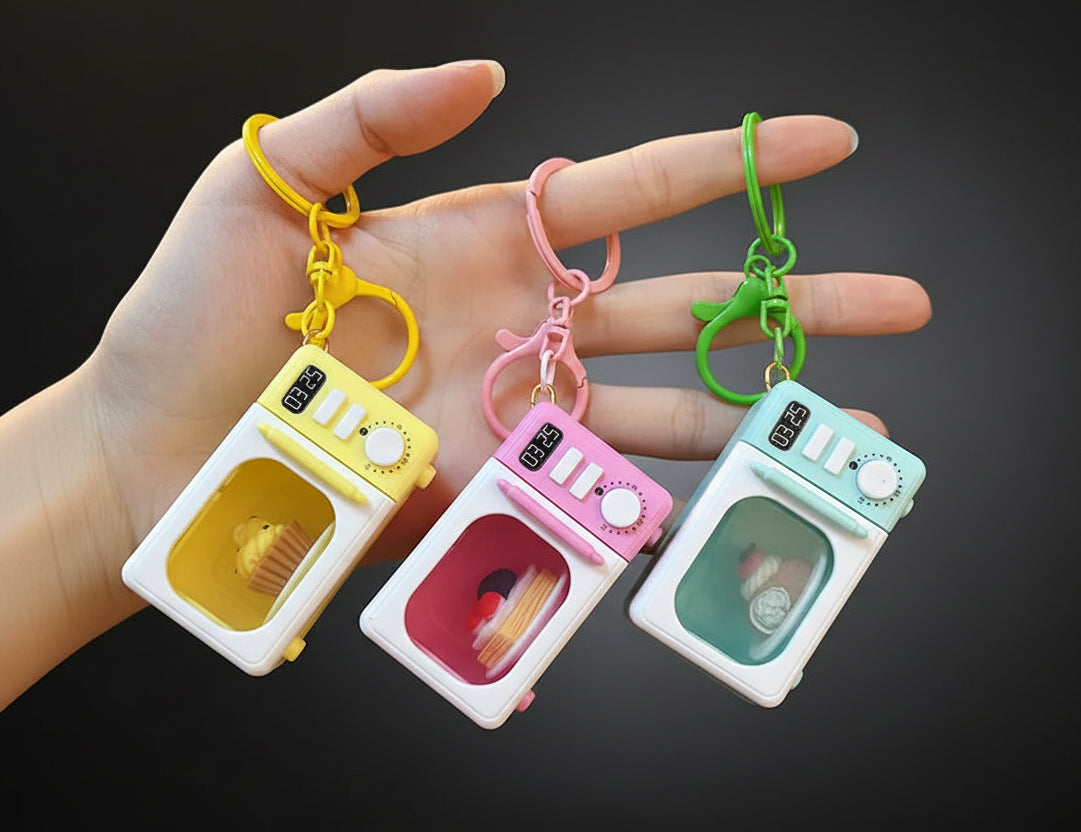 Mini Microwave with Light & Sound Keychain ( limited edition )