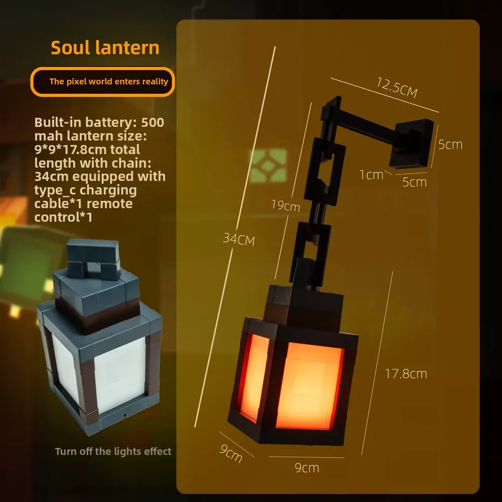 Minecraft Lantern Night Light Lamp