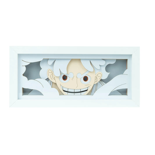 One Piece : Luffy Gear 5 LED Shadow Box Art