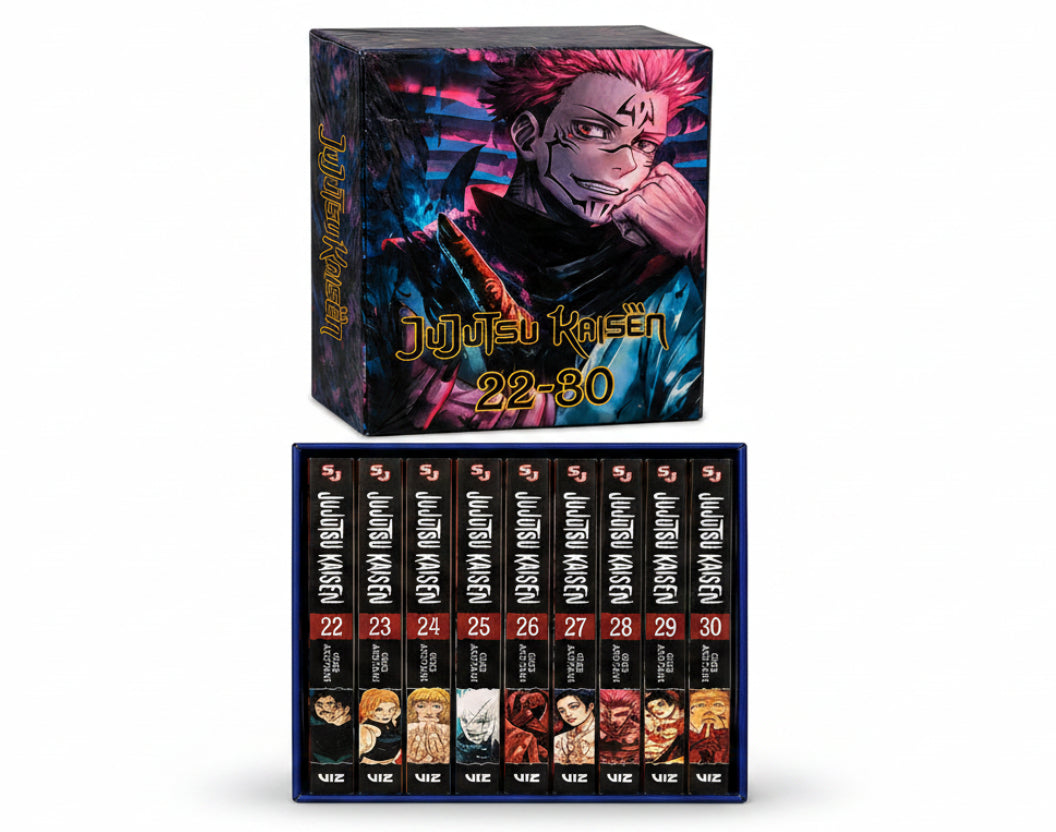 Jujutsu Kaisen Complete Box Set (Volumes 22–30) By Gege Akutami (Paperback)