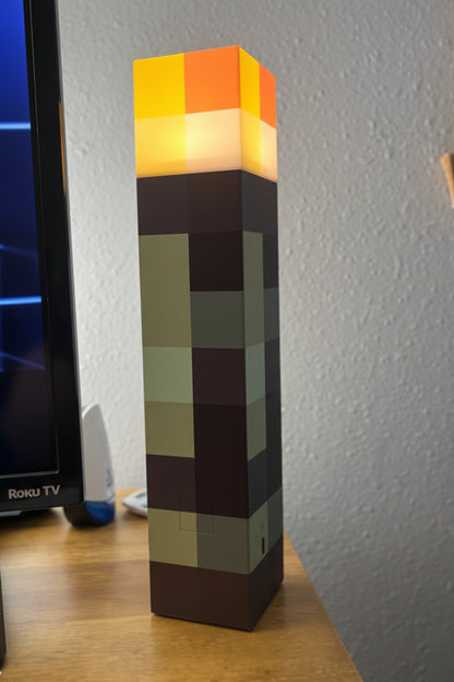 Minecraft Torch Night Light Hand Held or Wall Mount Lighting Torch (limited edition)