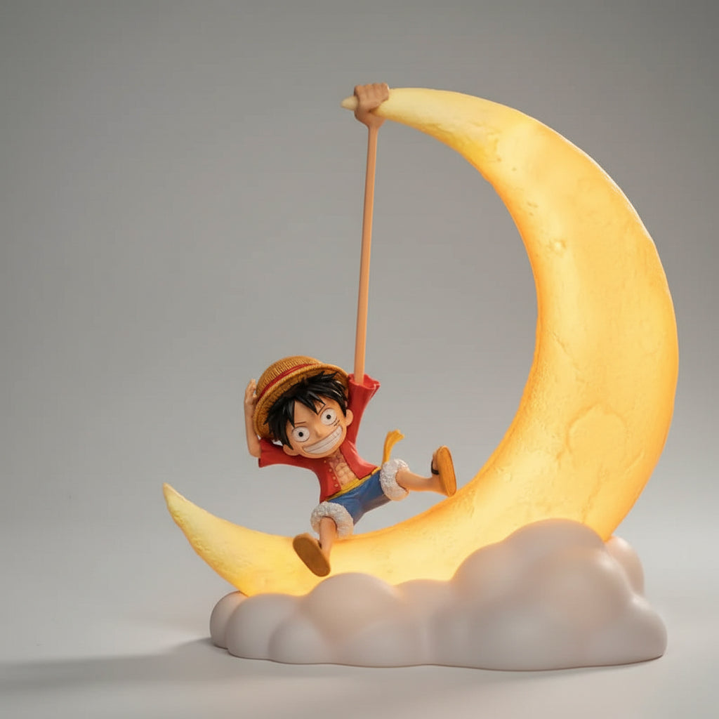 One Piece Decorative Hanging Luffy Moon Lamp