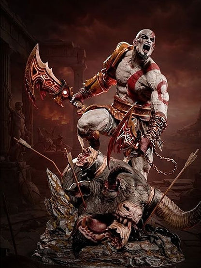 Kratos God of War 3D Printed Resin Statue by Tibs 3D Studio – Spartan Rage Collector Edition