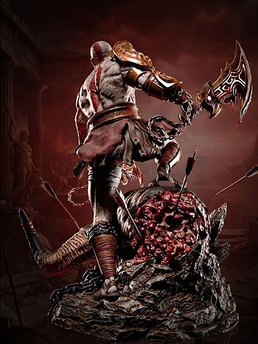 Kratos God of War 3D Printed Resin Statue by Tibs 3D Studio – Spartan Rage Collector Edition