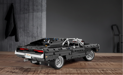 Technic Fast and Furious Dom's Dodge Racing Car Model Iconic Collector's Building Set for Kids