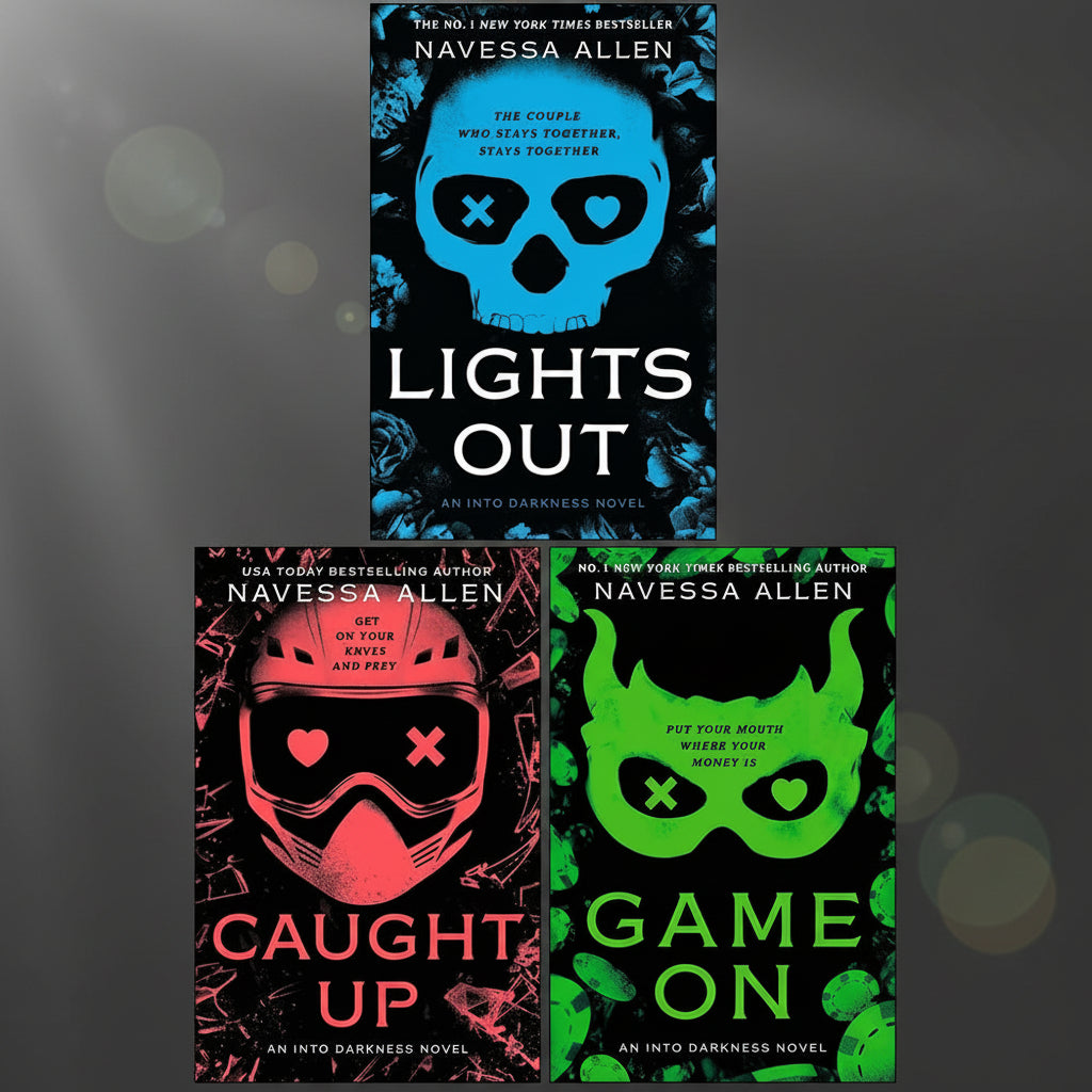 Into Darkness Series 3 Books Collection Set (Lights Out, Caught Up & Game On) By Navessa Allen (Paperback)