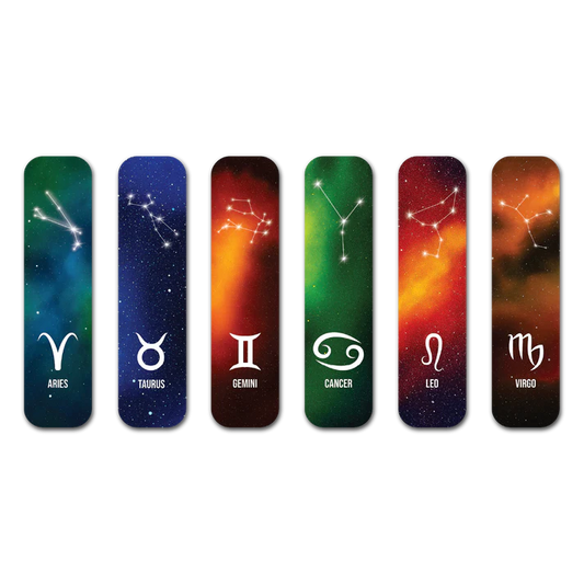 Zodiac Constellation Magnetic Bookmark Set