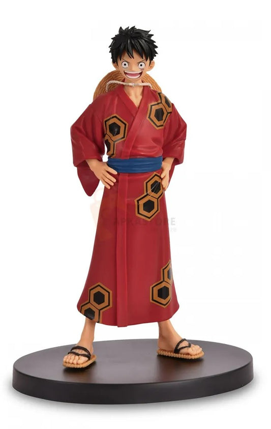 One Piece : Luffy Standing in Red Dress - 16cm Action Figure
