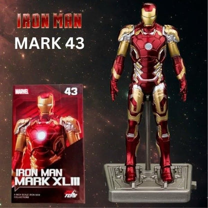 ZD Toys Iron Man Mark 43,Base Version Hall of Armor Action Figure (Limited Edition)