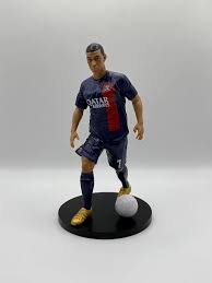 Mbappe Blue & Red Jersey Footballer - Action Figure 18cm