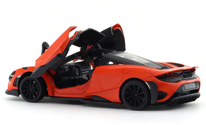 BMW CCA McLaren Car 765LT 1:24 MSZ Diecast Scale Model car collectible Matte Red