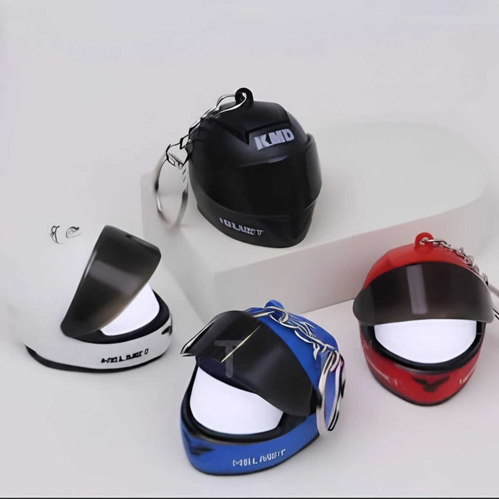 Helmet LED Keychain for Bike & Car Keys