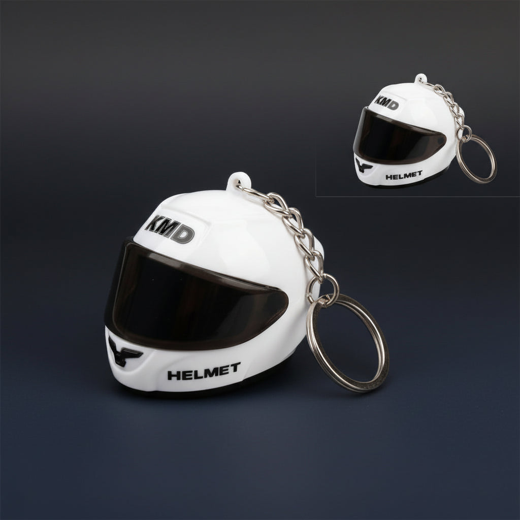 Helmet LED Keychain for Bike & Car Keys