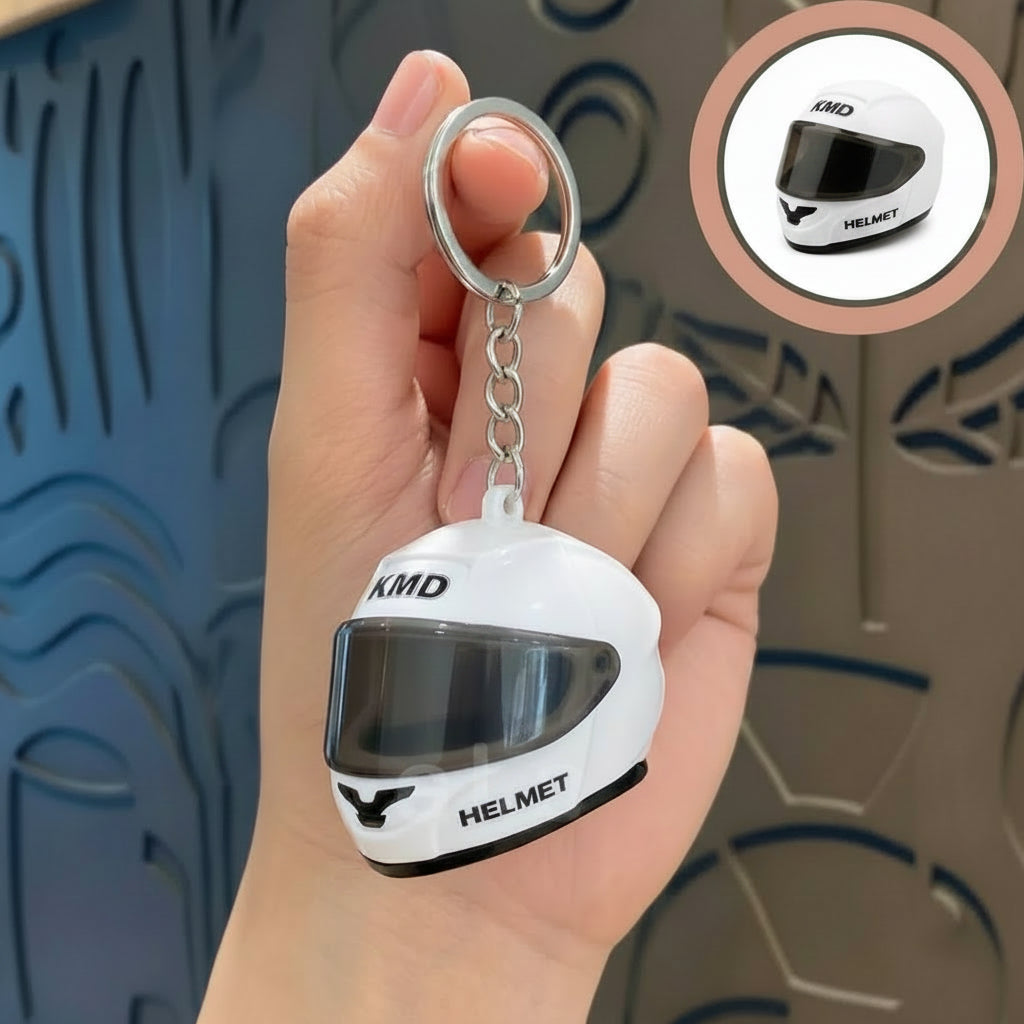 Helmet LED Keychain for Bike & Car Keys
