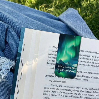 Book Lovers & Sky Affirmations Magnetic Bookmarks (Set of 12)