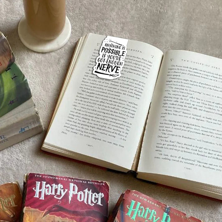 Harry Potter Magnetic Bookmark Set Premium Matte, Double-Sided