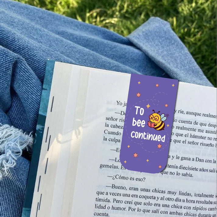 Book Lovers & Cute Floral Magnetic Bookmarks (Set of 12)