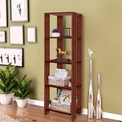 Engineered Wood Open Display Book Stand (Brown)