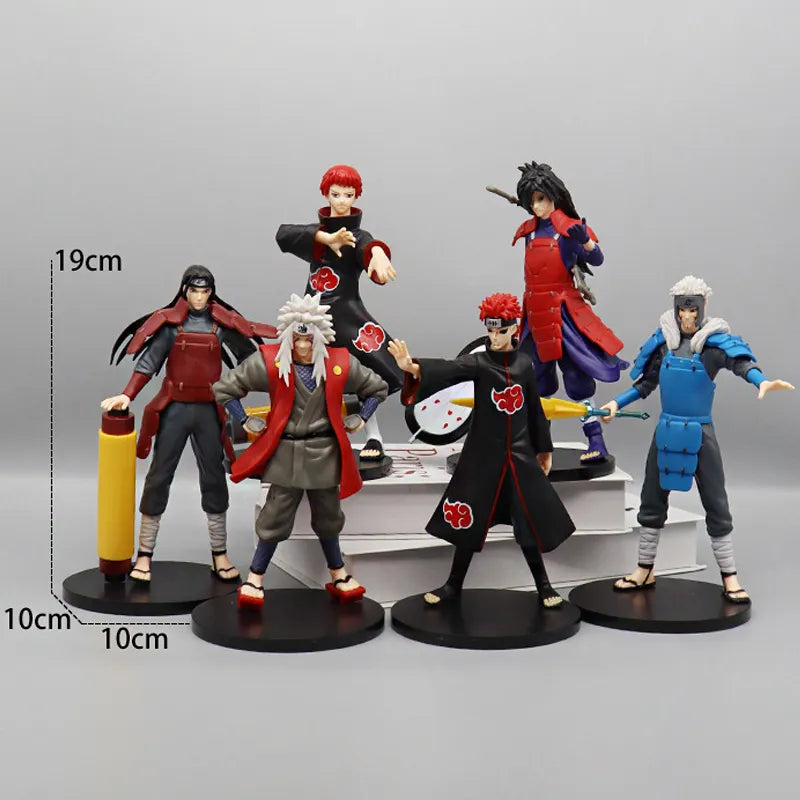 Naruto Series : Naruto Standing Set of 6pcs - 19cm Action Figure