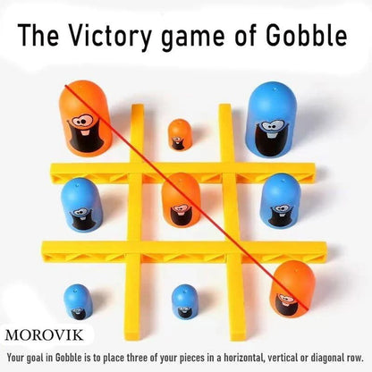 Gobble Stack Cross Game |Mind Challenging Logic Puzzle Indore Board Game for Boys & Girls Age 5+ Years