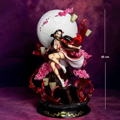 Nezuko Moonlight Blossom Demon Slayer Premium Anime Figure 45cm