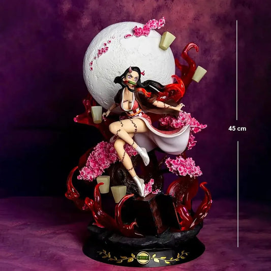 Nezuko Moonlight Blossom Demon Slayer Premium Anime Figure 45cm