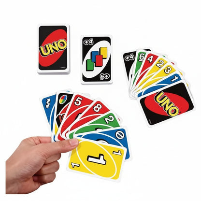 Uno Red Playing Card Game for Family Pack of 3