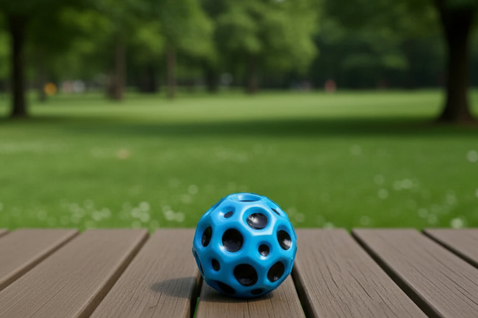 Moon Bouncing Ball, Soft Rubber Bounce Ball For Kids Teens Outdoor Sports Toy Gift