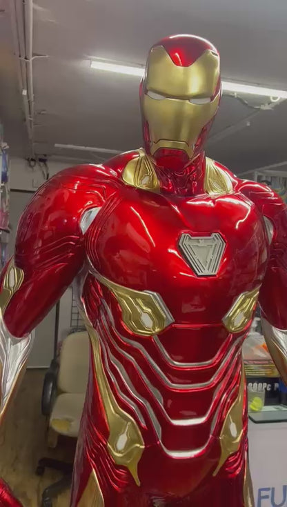 Iron Man Mark 50 Life-Size Figure with Base & Lights Premium Imported