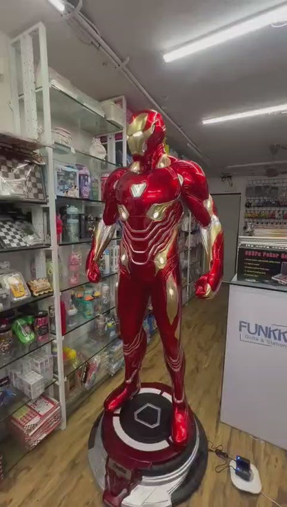 Iron Man Mark 50 Life-Size Figure with Base & Lights Premium Imported
