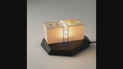 360° Levitating Money Floating GTA Cash Lamp - Levitating Money Stack LED Night Light for Gamers (Limited Edition) Pre-Order Only/-