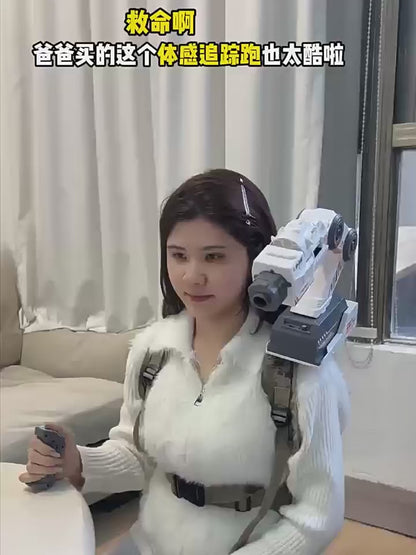 Smart Shoulder Blaster Robotic Motion Tracking Toy with Remote Control & 10 Soft Bullets