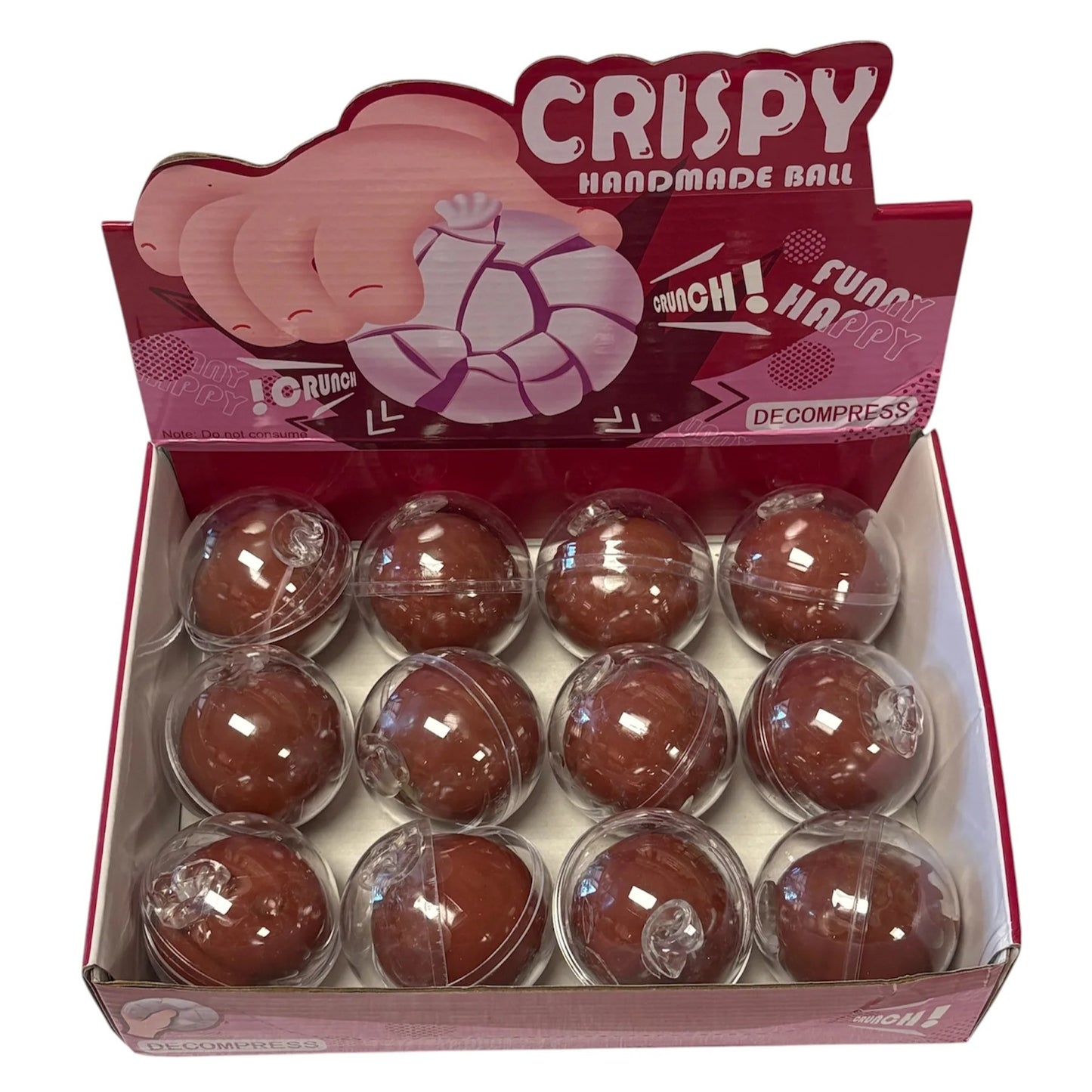 Crispy Dark Chocolate Stress Ball Squishy Toy for Calming Moments and Travel Entertainment