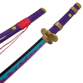 One Piece : Zoro Purple Enma Wooden Katana 104cm