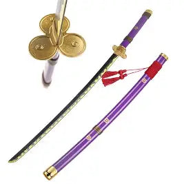 One Piece : Zoro Purple Enma Wooden Katana 104cm