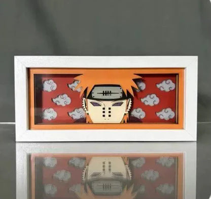 Naruto Series : Naruto’s Pain LED Shadow Box Art with Remote
