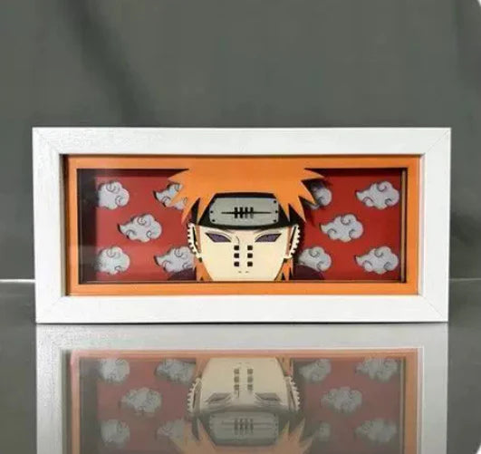 Naruto Series : Naruto’s Pain LED Shadow Box Art with Remote