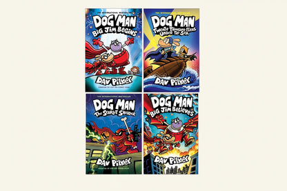 Dog Man Combo Book Set (Parts 11–14) By Dav Pilkey