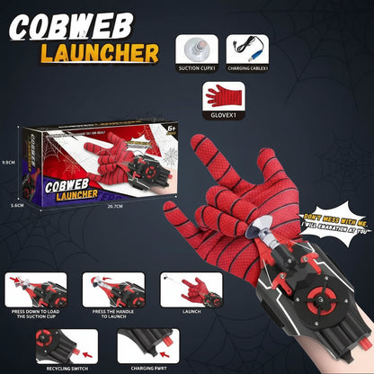 Spiderman Web Shooter Launcher Wrist Toy with Glove