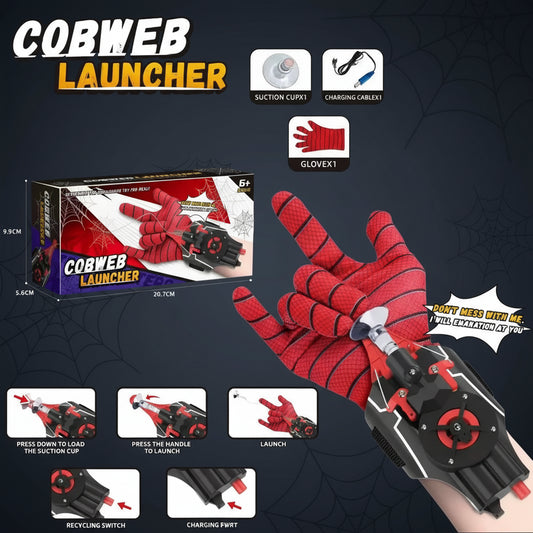 Spiderman Web Shooter Launcher Wrist Toy with Glove